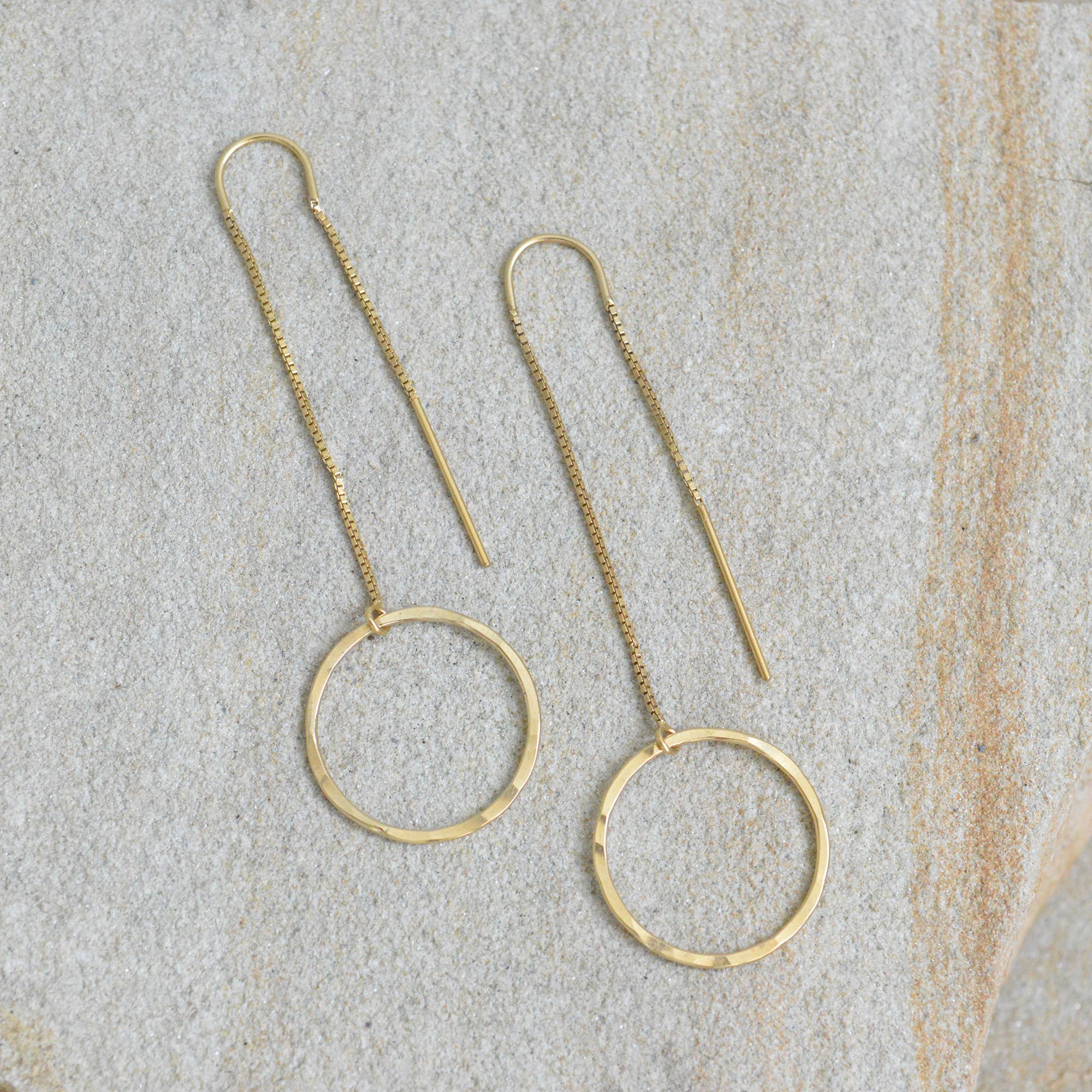 Bent by Courtney - Wholesale Dangle Earrings - Circle Threaders Earring3