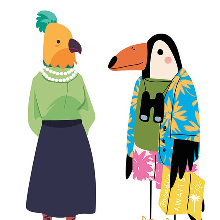 CARTE DE VŒUX DE RETRAITE JOURS DE CONGÉ 4,5 x 6,25" pour la vente par Calypso Cards LLC