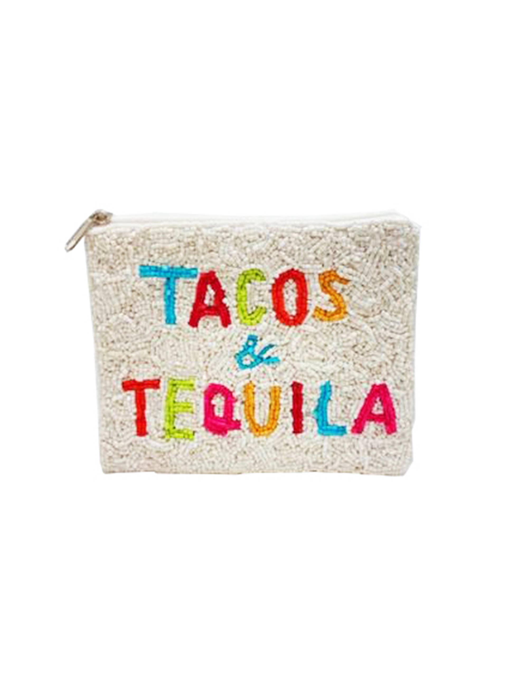 Ole - Wholesale Coin Purse - Women's - Single TACOS And TEQUILA Fully Coin Purse