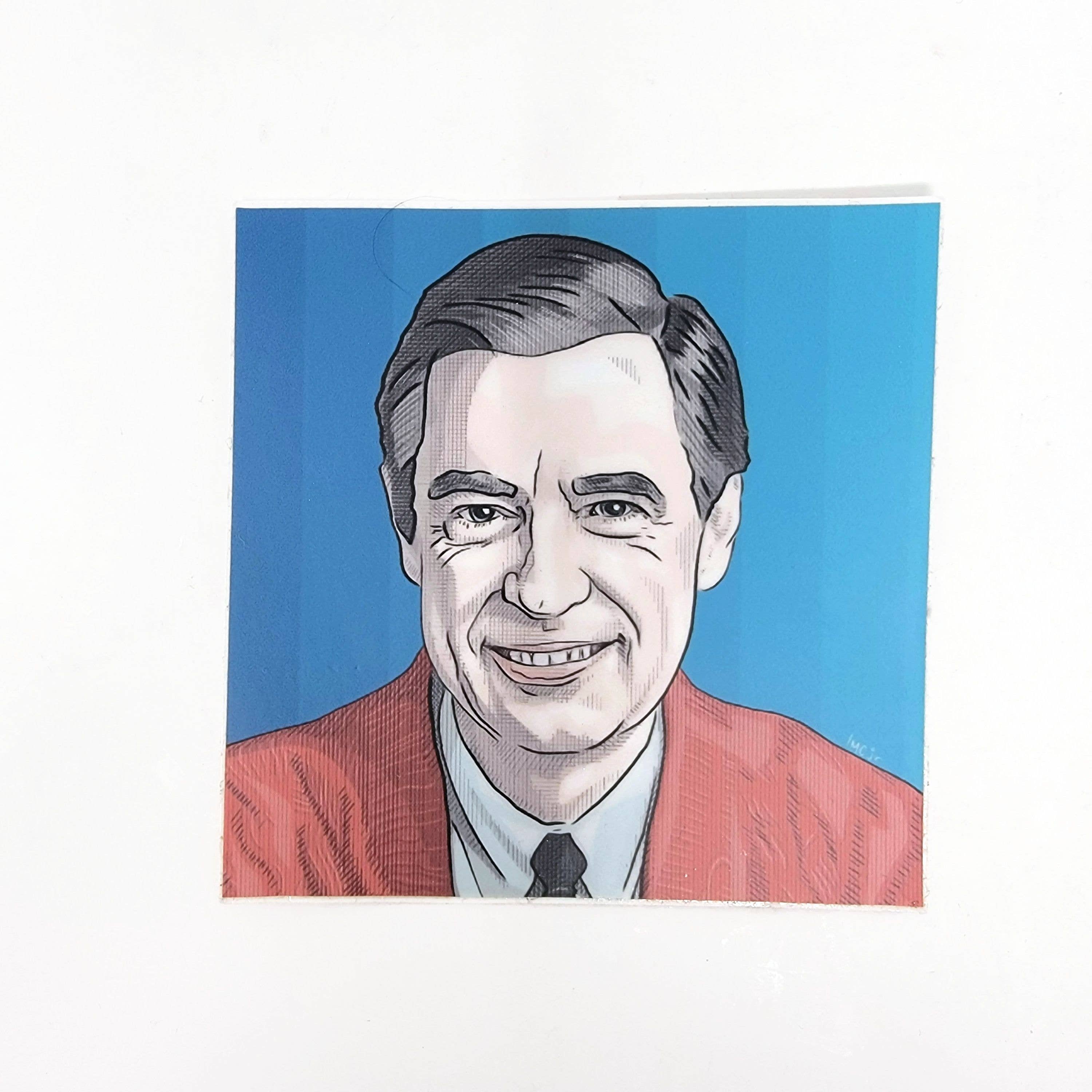 Candlelit Desserts - Vente Autocollant - Autocollant en vinyle - Mr. Rogers