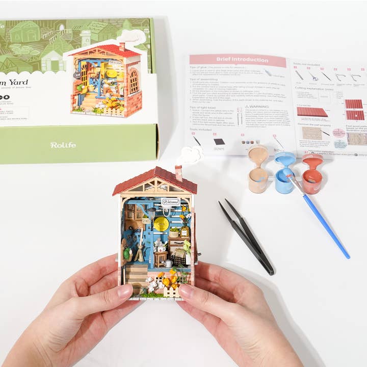 Hands Craft - Wholesale DIY Craft Kit - DIY Miniature House Kit: Dream Yard