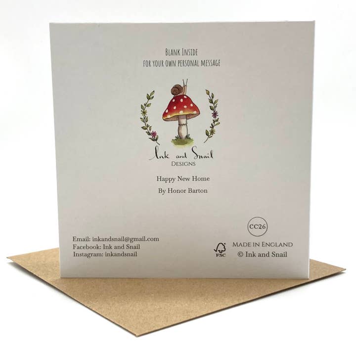 Ink and Snail Limited - Wholesale Housewarming Card - New Home Card - Happy New Home1