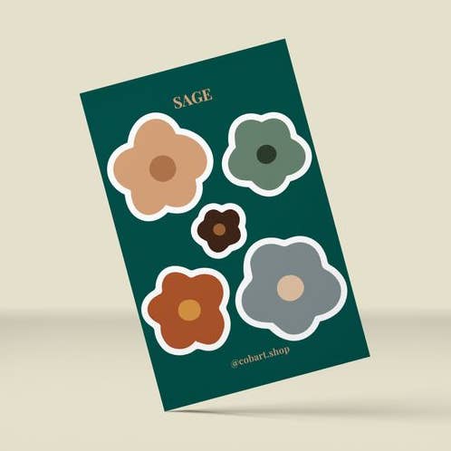 Cobart – wholesale Sticker – 3D epoxy stickers "Sage"0