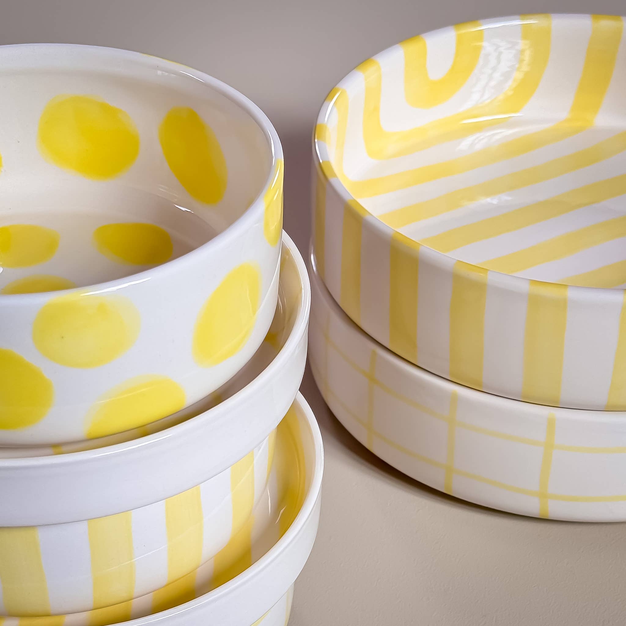 Magazin Minori - Wholesale Bowl - Bowl Stripes - spiaggia yellow3