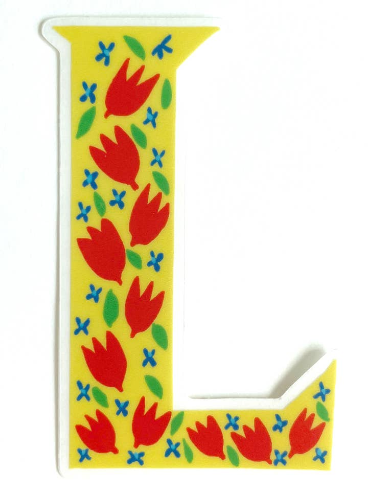 Autocollant Alphabet L pour la vente par LadooLadoo