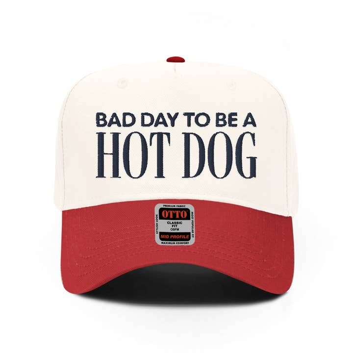 Bad Day to be a Hot Dog Trucker Hat, Fourth of July Hat for wholesale by PAYRESPECTS