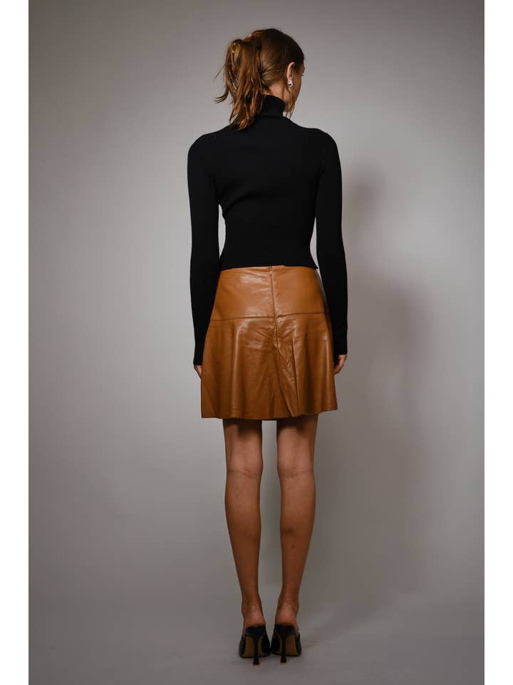 Blue B - Wholesale Skirt - Women's - 99581S - Western Buckle Faux Leather Skort9