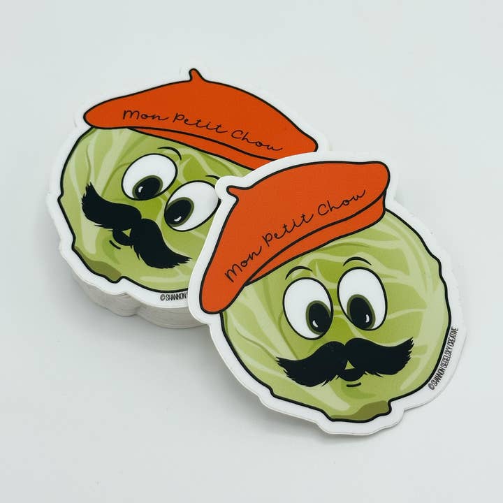 Mon Petit Chou - My Little Cabbage - Vinyl Sticker for wholesale by Shannon Segelsky Creative