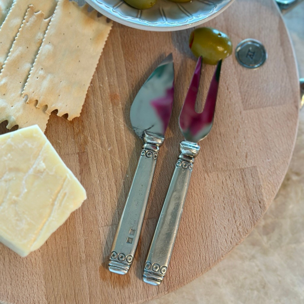 Arte Italica & Crown Linen Designs - Wholesale Assorted Cutlery Set - Anna Charcuterie Cheese Set - New1