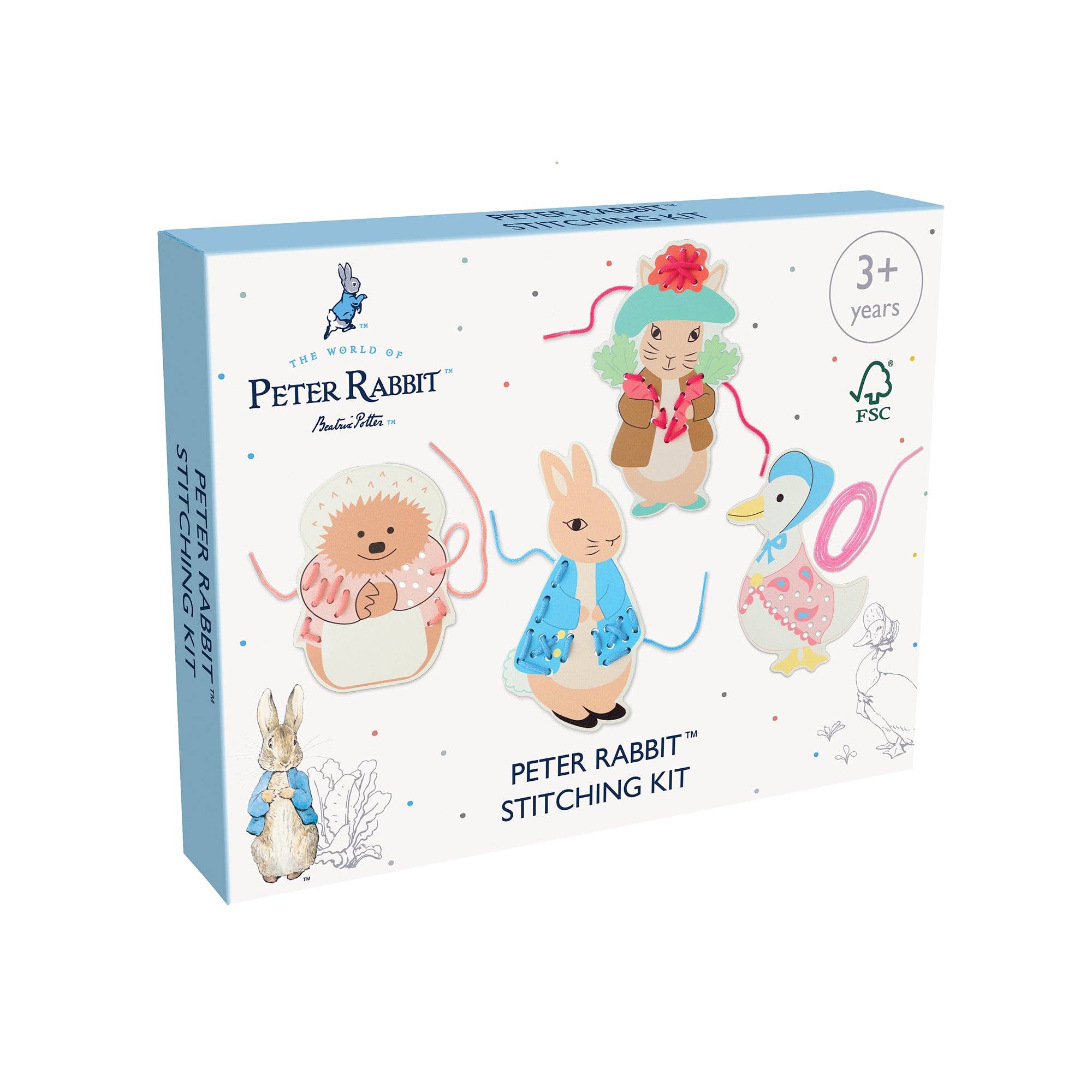 Orange Tree Toys – wholesale Material för broderi/korsstygn – Nytt Peter Rabbit™ broderiset (4-pack)6
