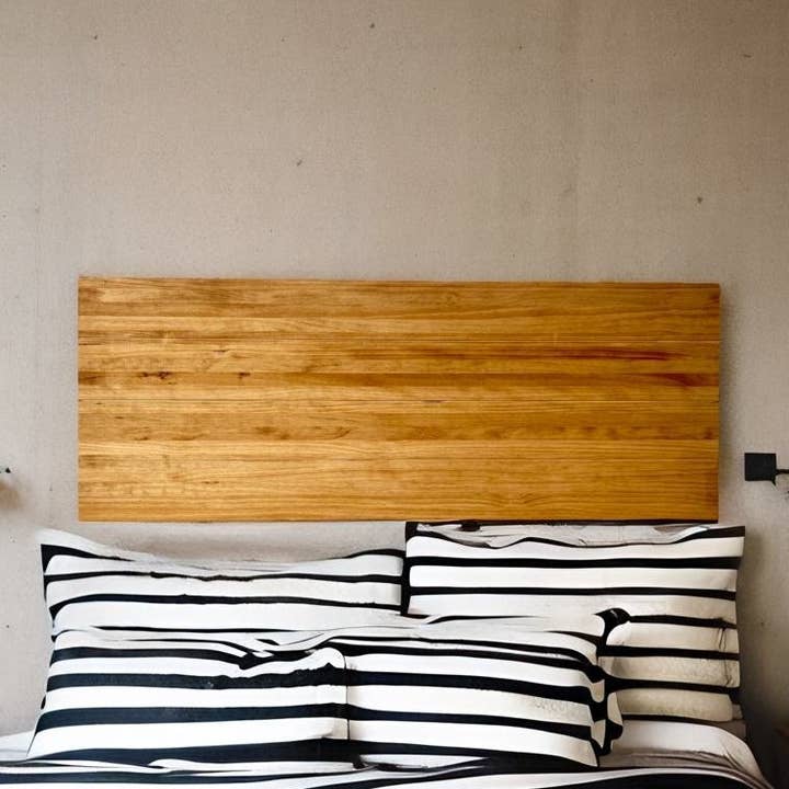 Tête de lit en bois / Hauteur 60 / Finition "Chêne" / Hiyori pour la vente par Raw Wood