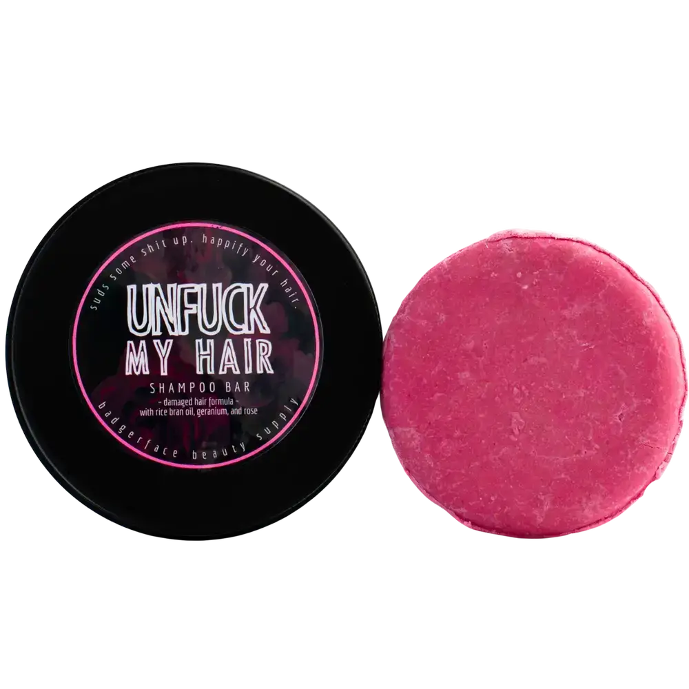 Badgerface Beauty Supply - Vente Disques de shampoing/shampoings solides - Shampoings solides sans sulfate - Produits capillaires naturels5