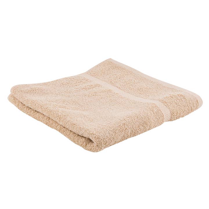 Spa Komfort Badetuch - 68x137 cm - Beige - 100% Baumwolle für den Großhandel von Deluxe Import Trading