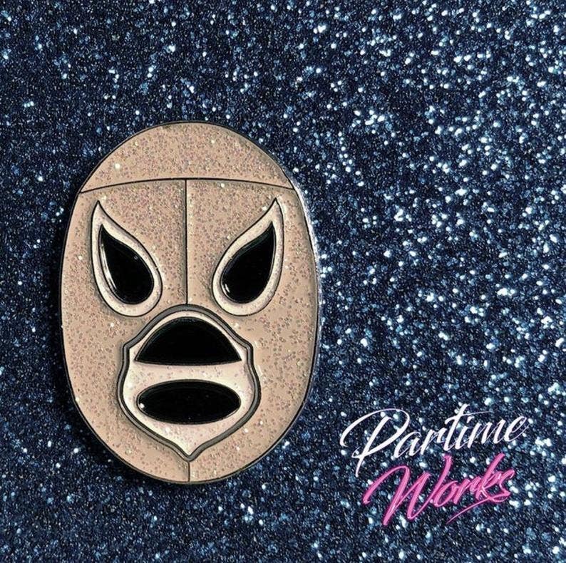 PARTIMEWORKS - Wholesale Lapel Pin/Button - El Santo Pin1
