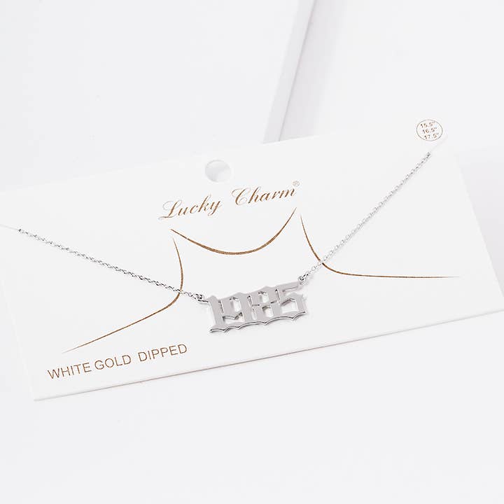 OHBOOBA DESIGN - Wholesale Pendant/Charm Necklace - Gold Plated Birth Year Necklace11