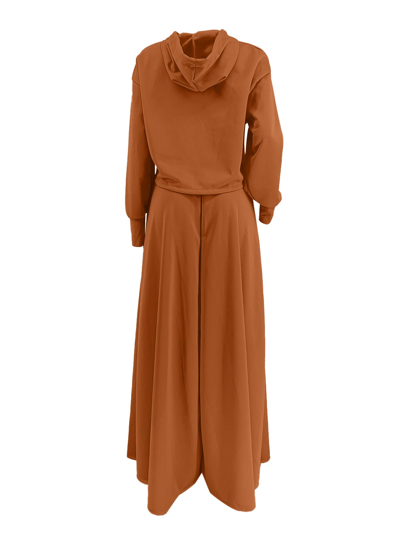 HIDDENBRAND - Wholesale Top & Skirt Set - Women's - Hoodie sweatshirt top maxi skirt set 2pcs11