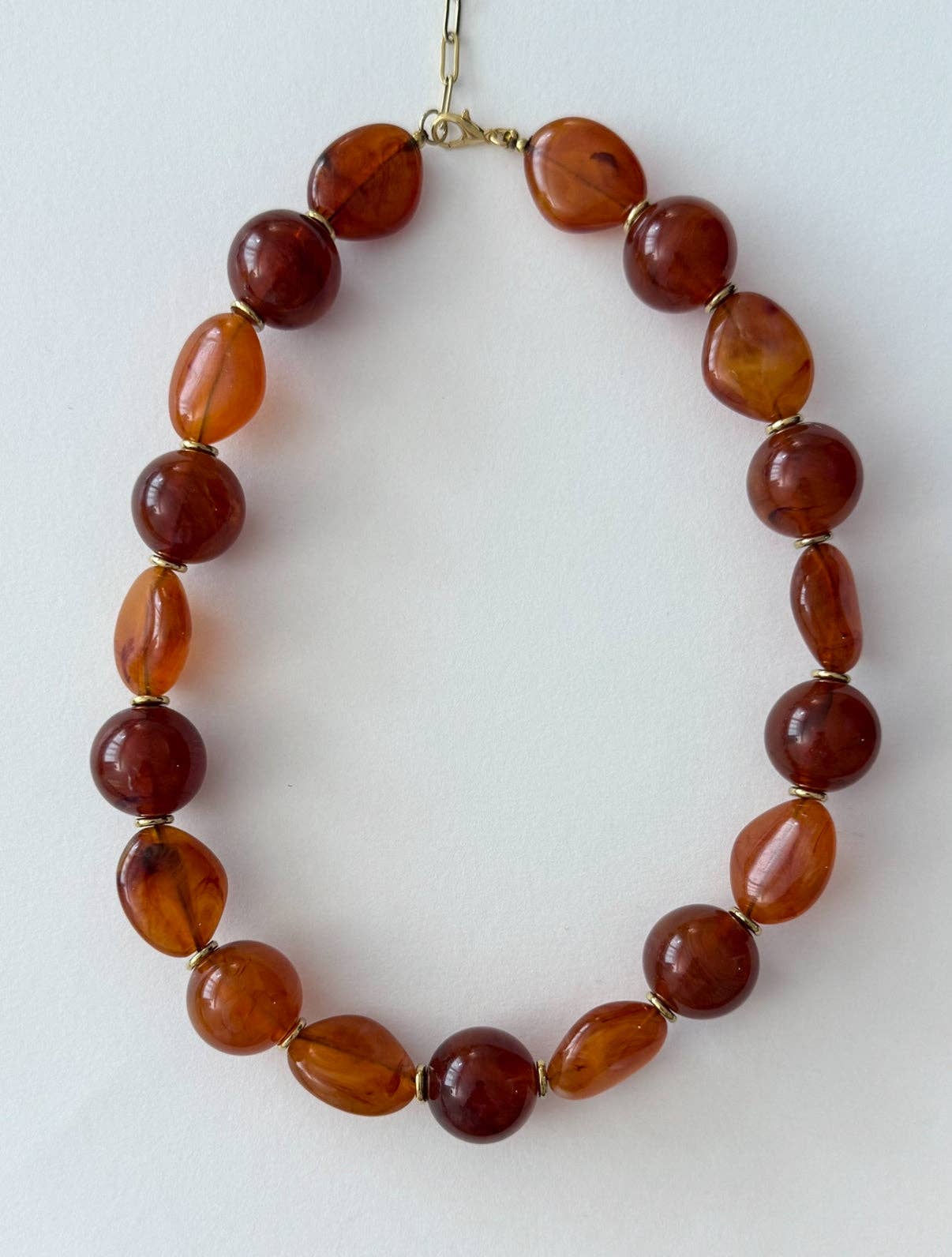 A.B. Paris - Wholesale Beaded/Pearl Necklace - Bali resin necklace - several colors available0
