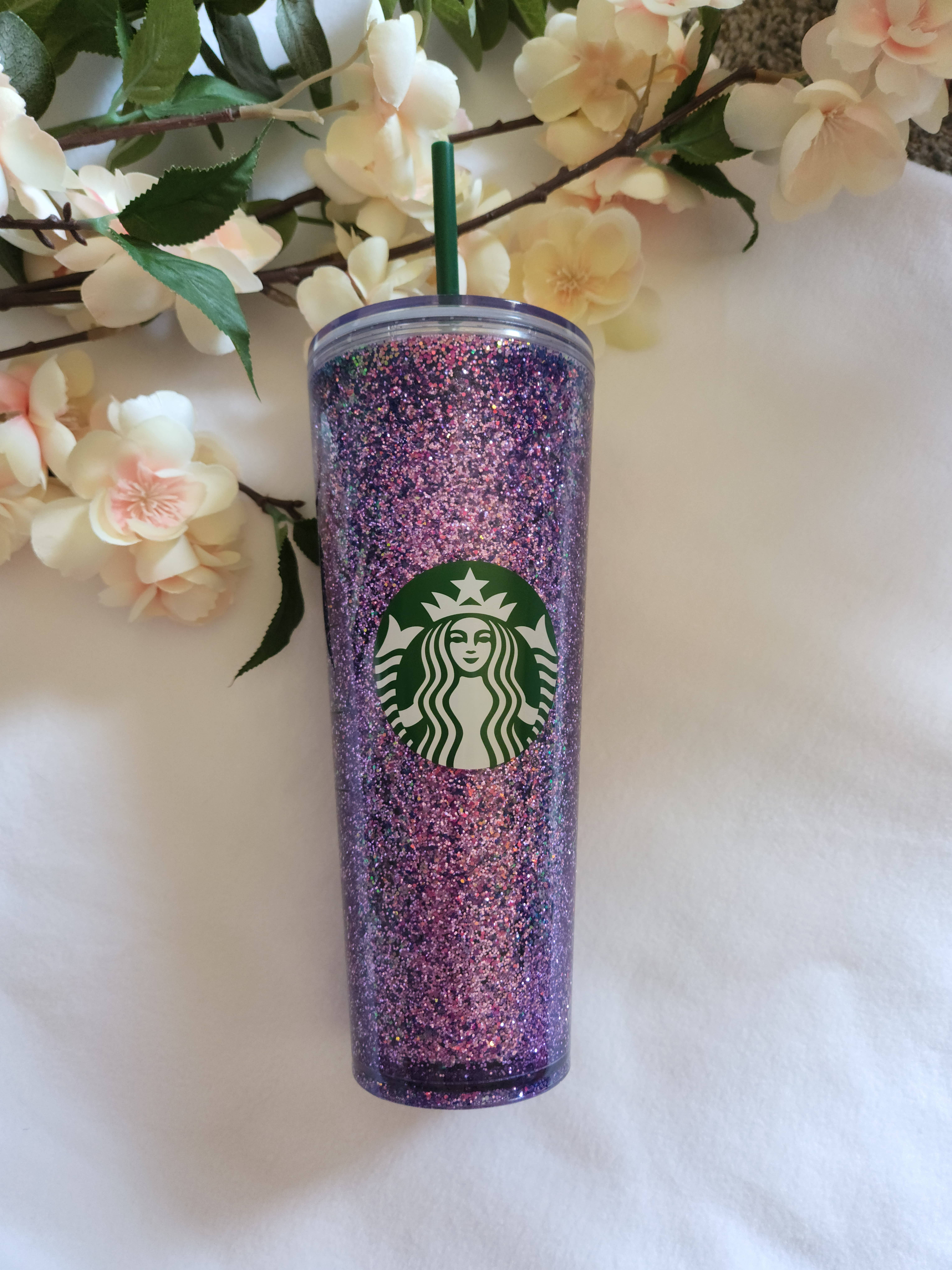 GDesignstees - Wholesale Insulated Mug/Tumbler - Purple Snowglobe Tumbler, Glitter Tumbler, Coffee Mug1