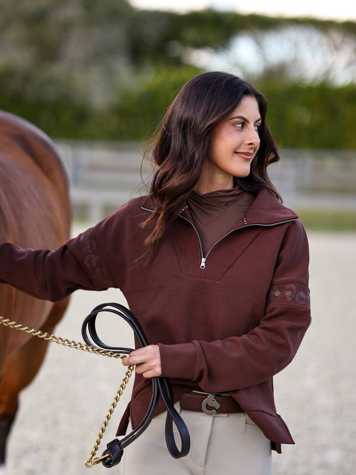 Claire Sweater | Mocha for wholesale by Criniere Life