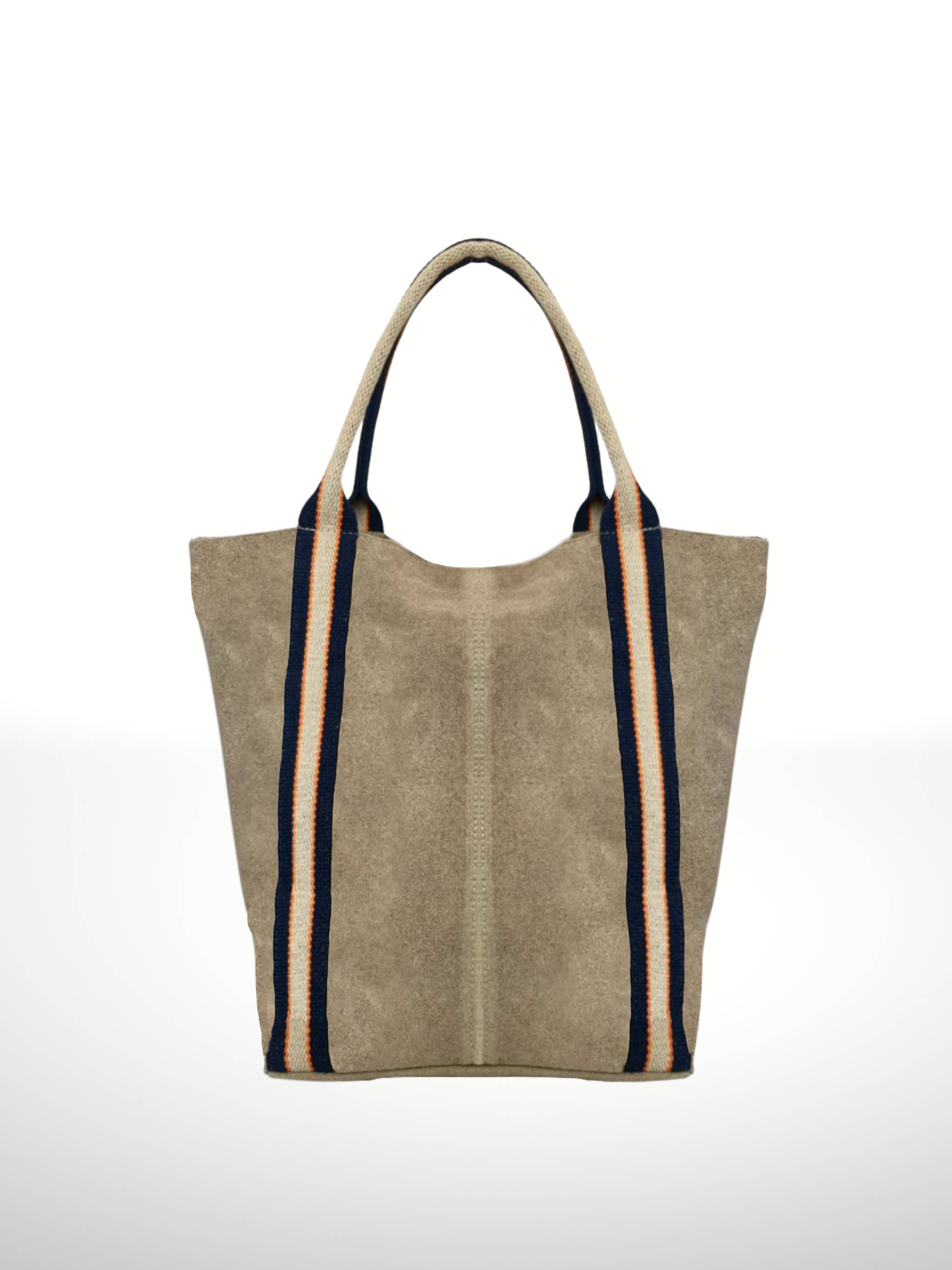 ITALIAN'S LEATHER - Wholesale Tote Bag - Women's - Melody Suede Leather Tote Bag 22189023