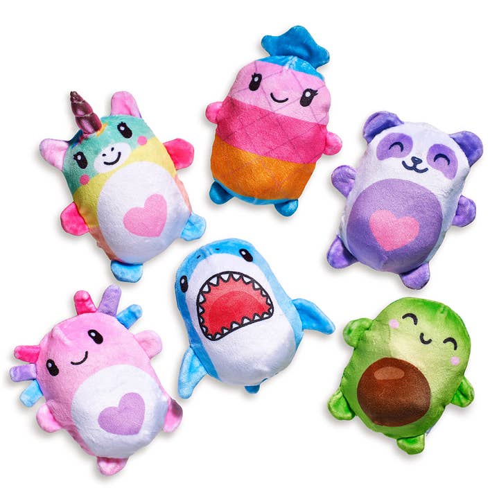 Top Trenz Inc - Wholesale Squishy Toy - Kids & Baby - Bubble Stuffed Squishy Friends Original Plush Wrapped Fidget