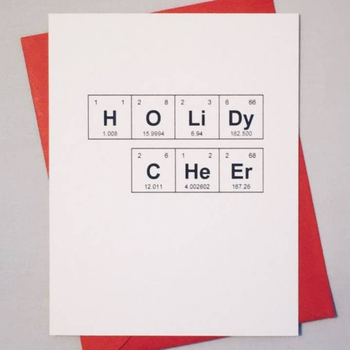 Holiday Cheer Sentimental Elements Card voor wholesale door theBird+theBeard