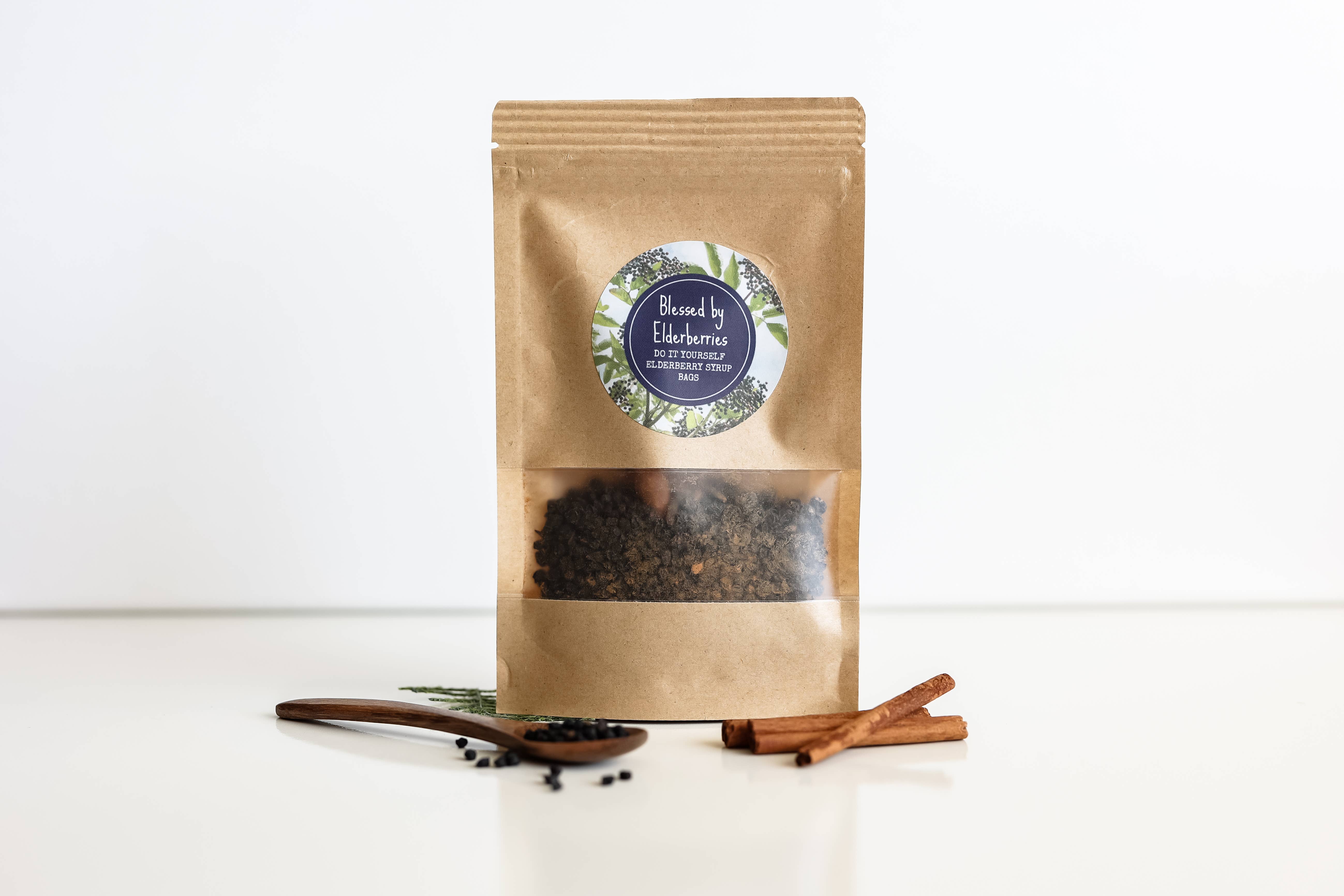 Blessed by Elderberries - Wholesale DIY Drink Kit - DIY Elderberry Syrup Kits0