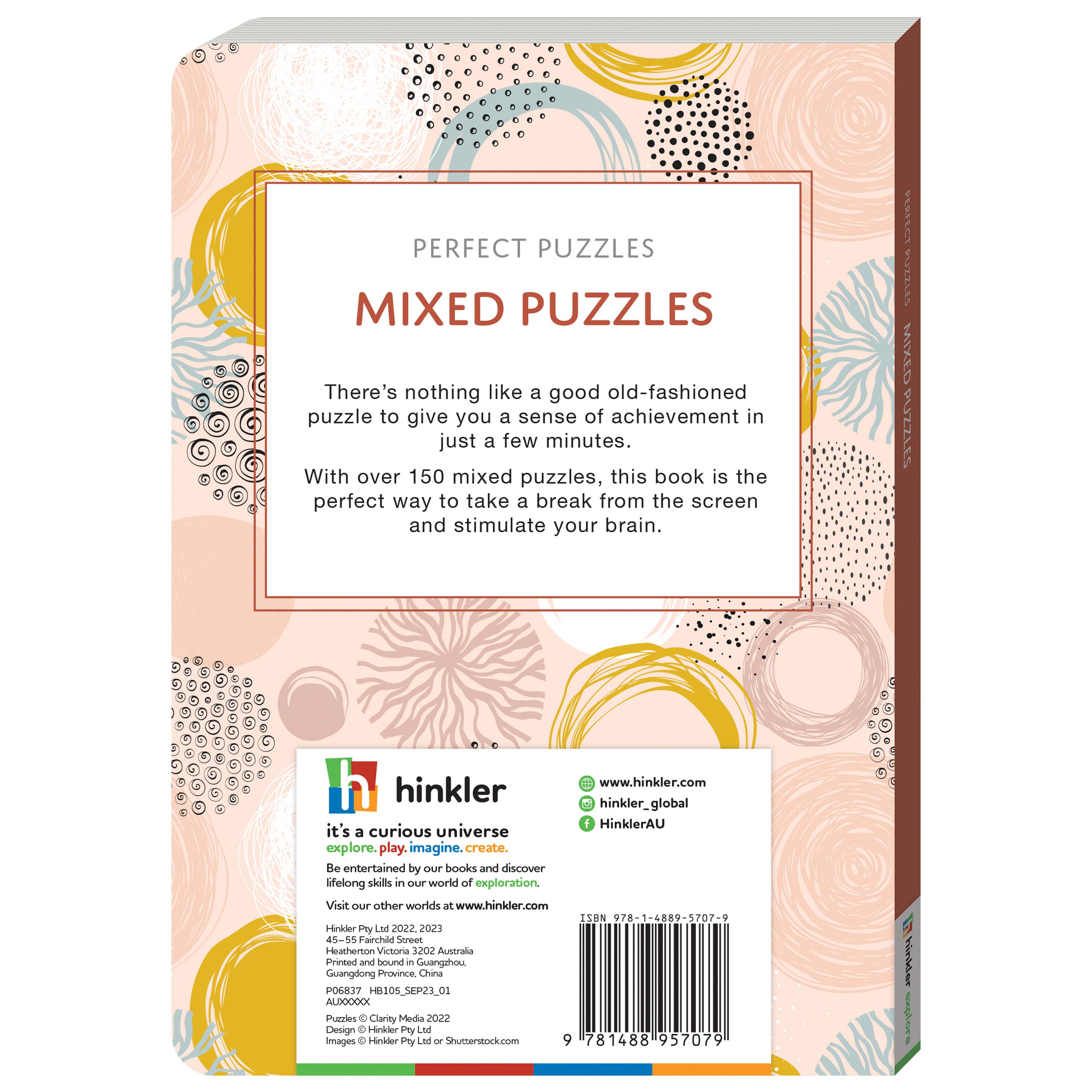 Hinkler Australia - Wholesale Coloring & Activity Book - Adult - Perfect Puzzles: Mixed Puzzles4