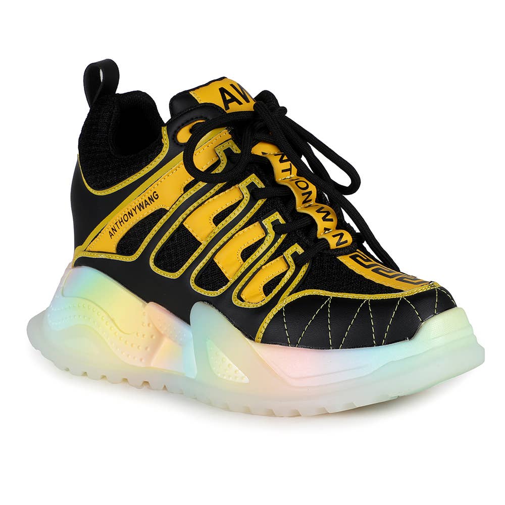 Anthony Wang - Wholesale Lifestyle Sneakers - Women's - Damson Plum 02- Hidden Wedge Women's Sneakers0