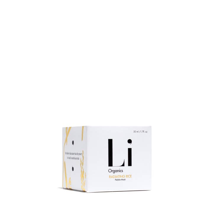 Li Organics - Wholesale Skincare Face Mask - Radiating Rice Pebble Mask2