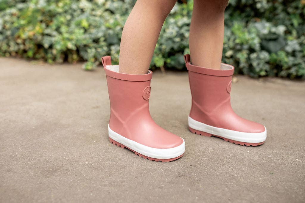 Modern Piggy - Wholesale Rain Boots - Kids - Raspberry | Children's Rain Boot3