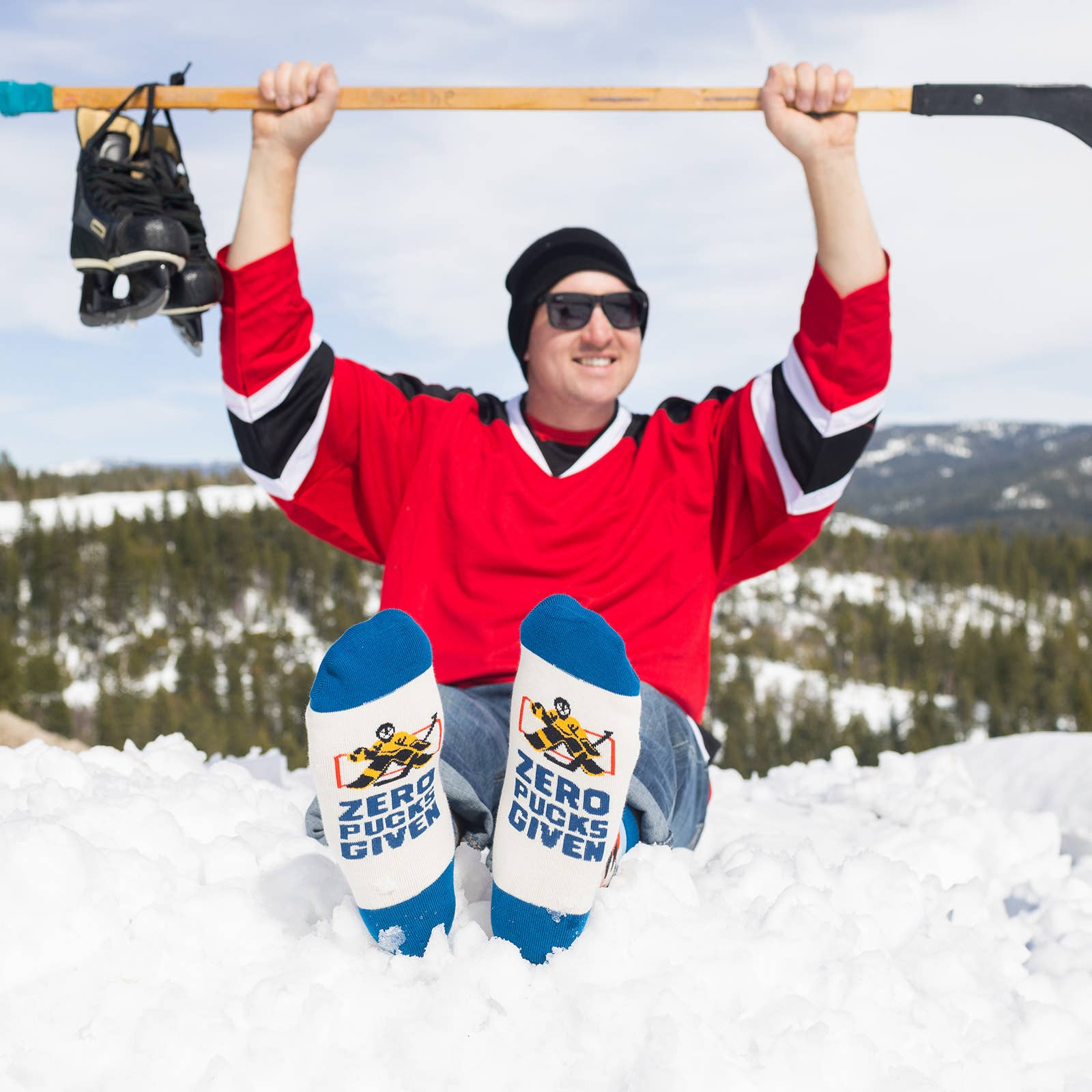 Lavley - Wholesale Socks - Unisex - Zero Pucks Given Hockey Socks6