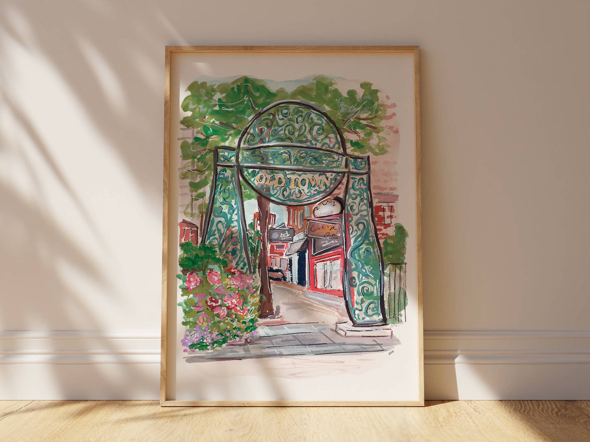 Rachel Reynolds Art - Wholesale Art Print - Old Town Print2