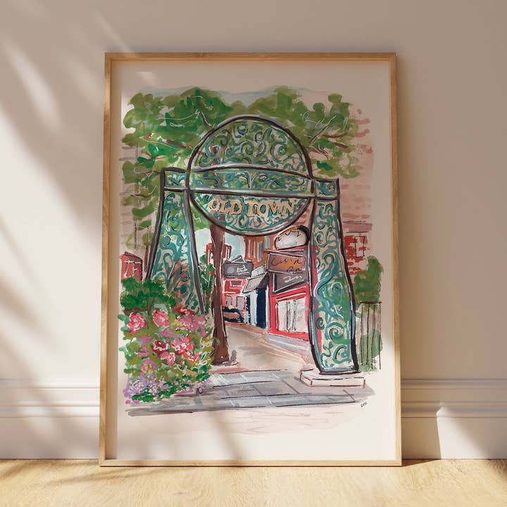 Rachel Reynolds Art - Wholesale Art Print - Old Town Print2
