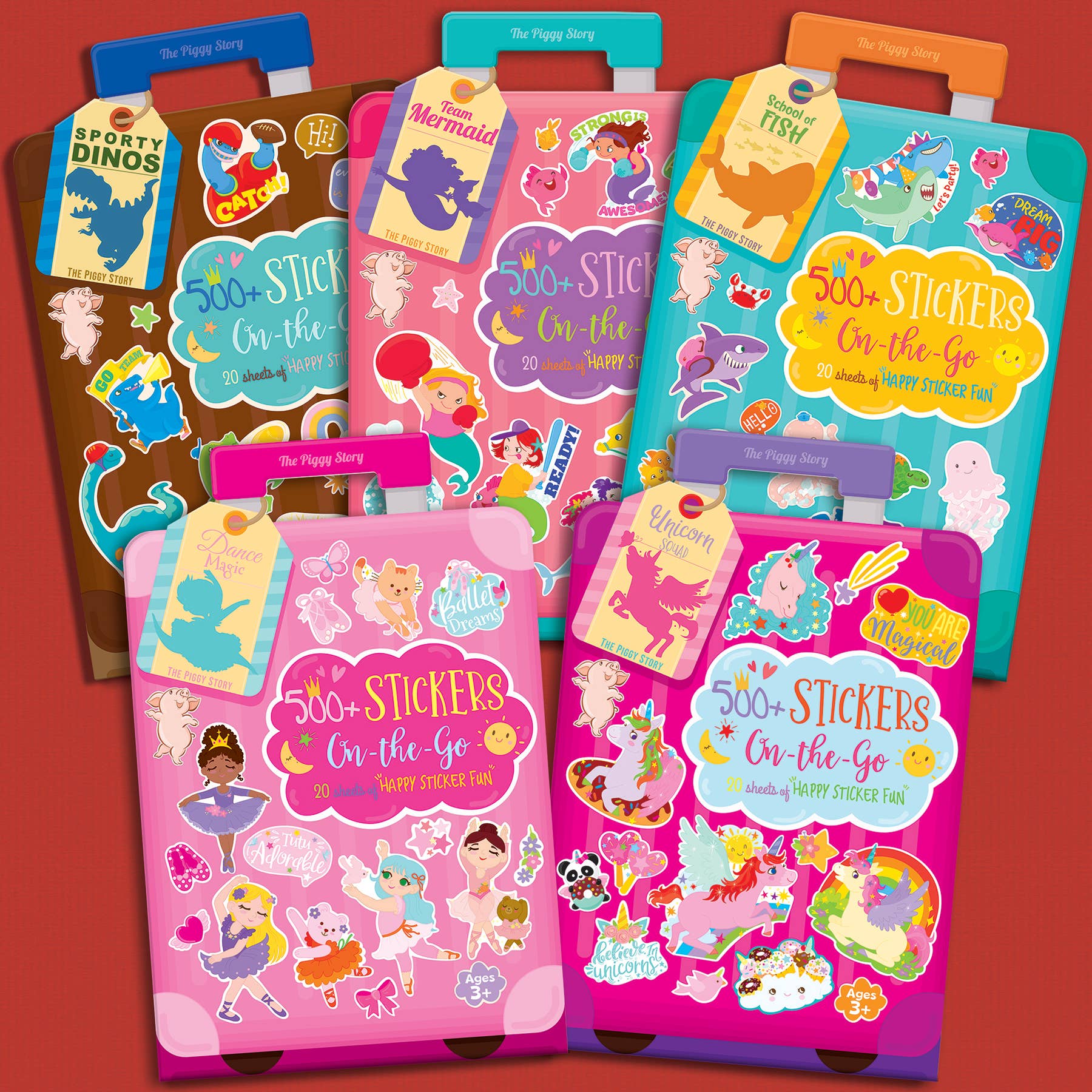 The Piggy Story - Wholesale Sticker - Kids & Baby - 500+ Stickers On-the-Go Display Value Pack for Kids1