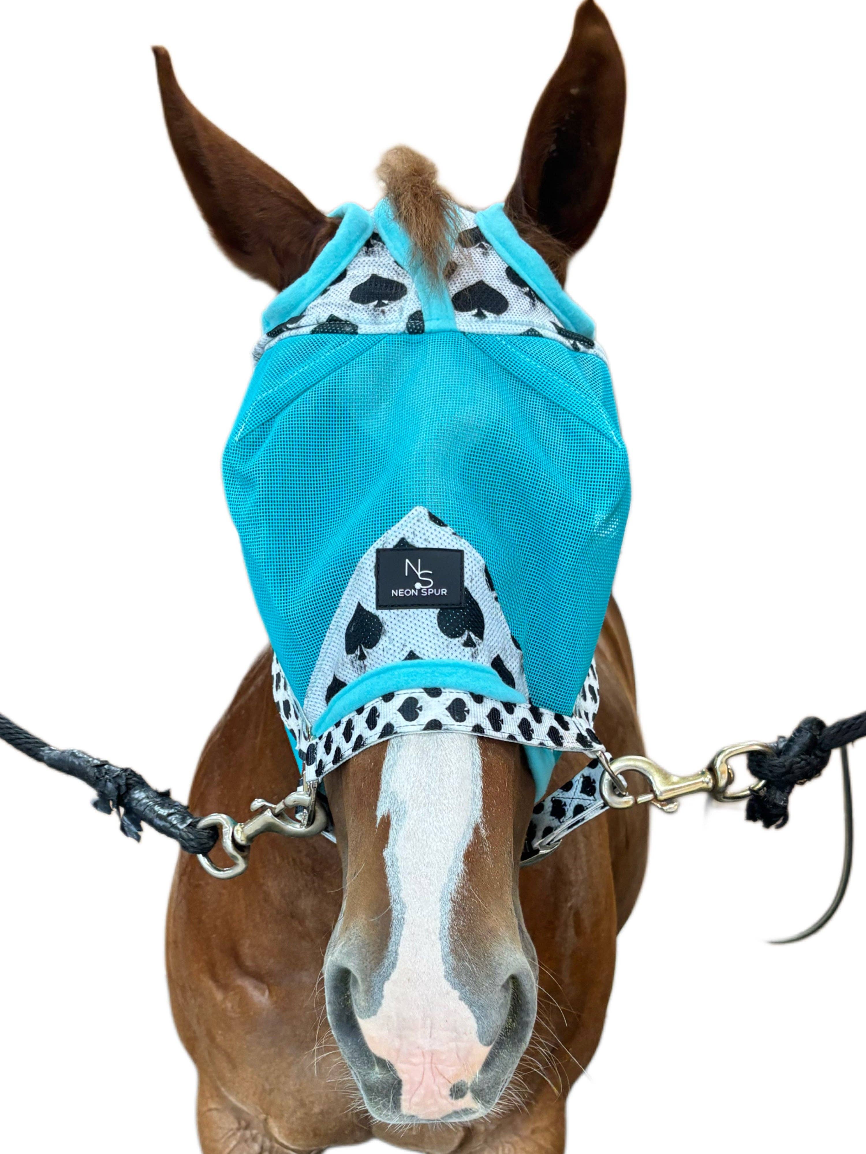 Neon Spur LLC - Wholesale Horseback Riding Gear - Smokin Spades Nylon Quick-Release Horse Halter3