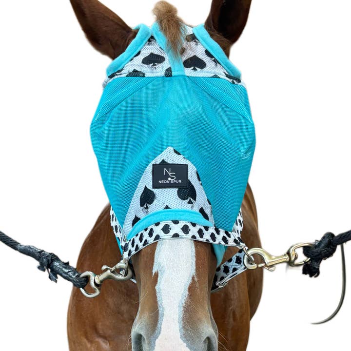 Neon Spur LLC - Wholesale Horseback Riding Gear - Smokin Spades Nylon Quick-Release Horse Halter3
