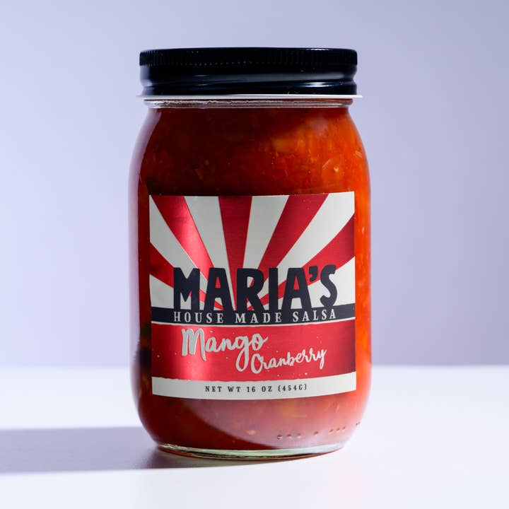 Mango Cranberry Salsa for wholesale by Maria's House Made Salsa