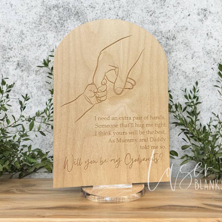 Personlig handhållningsplatta | Graverad linjekonstplack | Färdig gjord för wholesale av Laser Blanks