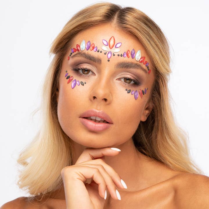 Moon Makeup - Wholesale Body Glitter/Shimmer - Halloween Adhesive Face Gems, Jewels and Rhinestones8