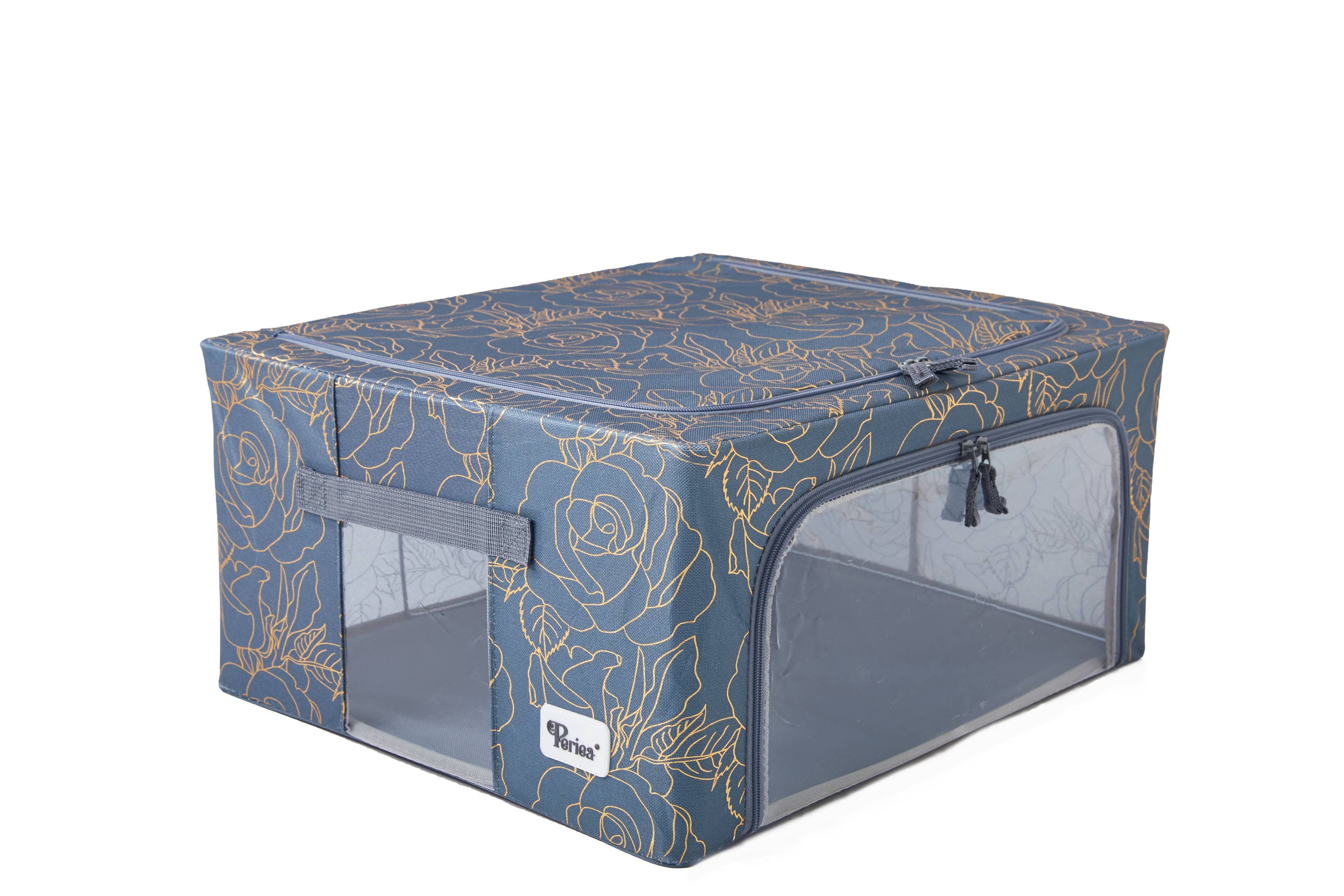 Periea - Vente Bacs de rangement - Periea Beau – Bac de rangement pliable avec structure métallique16