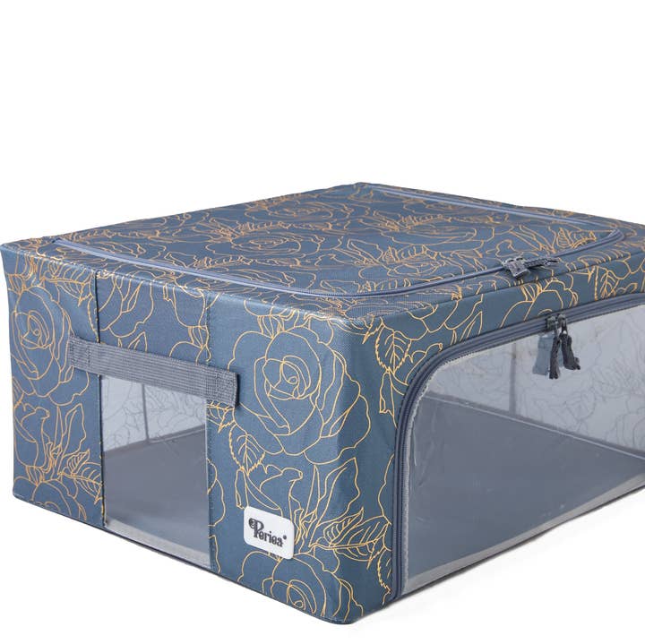 Periea - Wholesale Storage Bin - Periea 'Beau' Metal Frame Folding Storage Bin16