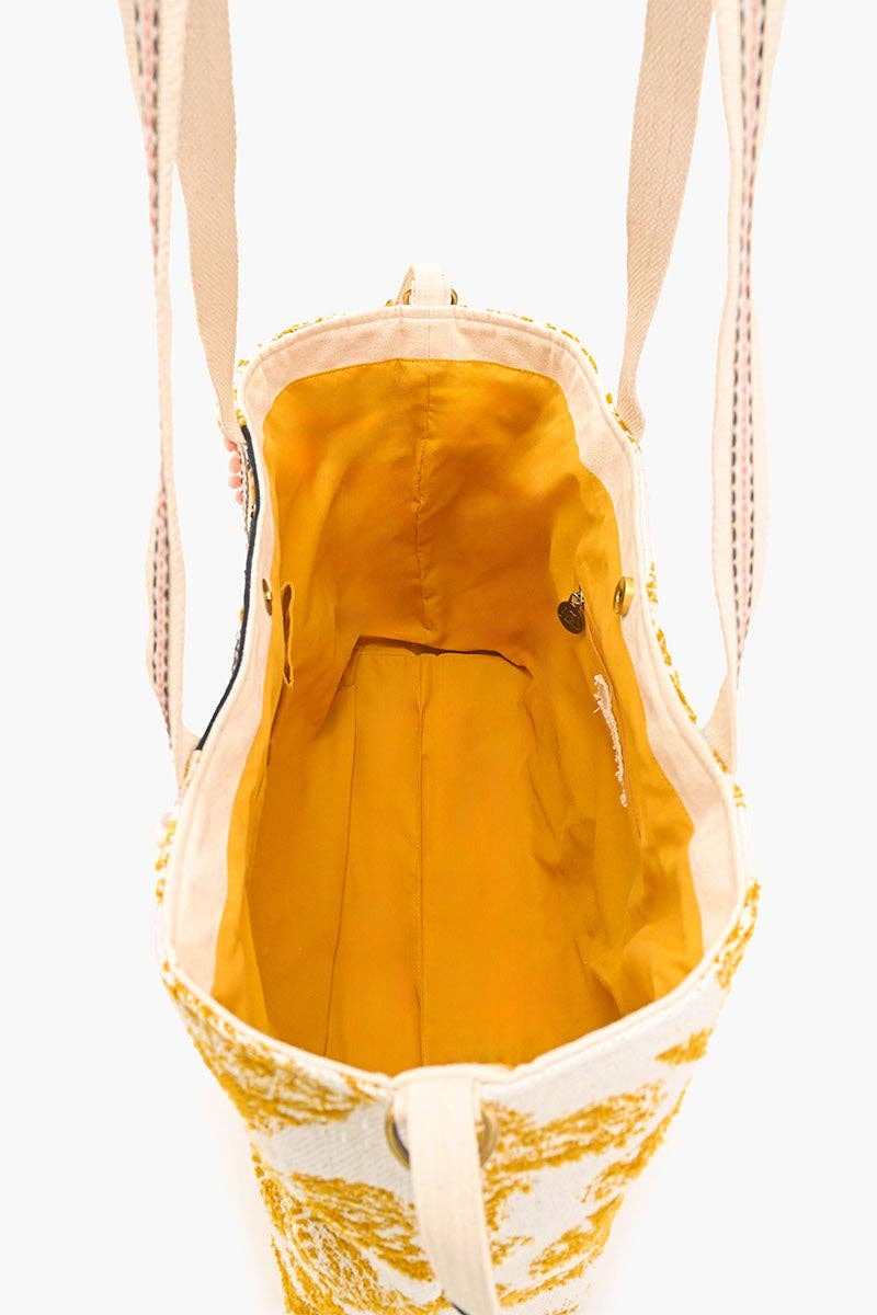 America & Beyond - Wholesale Tote Bag - Women's - Daisy Daydream Embellished Tote4