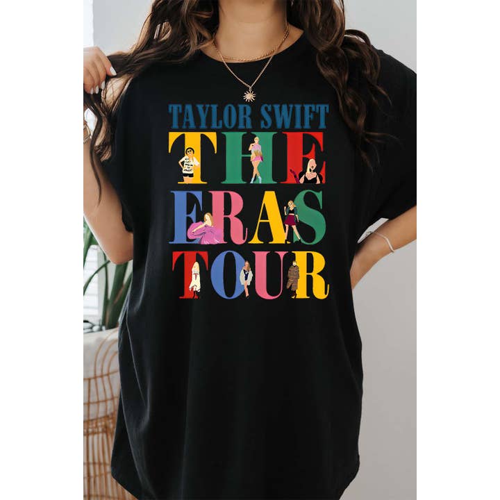 Multi Color Graphic Tee for wholesale by Jaylanie