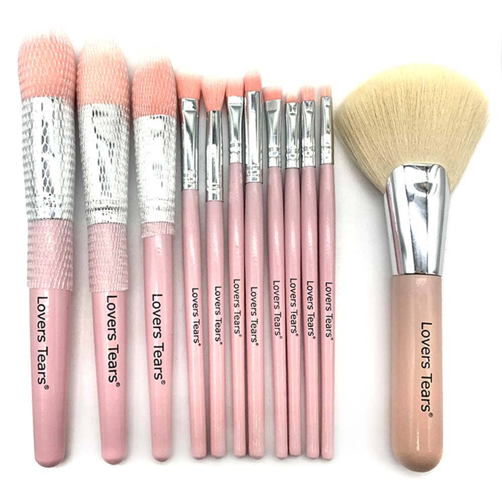 Sensibling Corp. – conjunto de escovas de maquilhagem por atacado – Conjunto de 12 Escovas e Suporte5