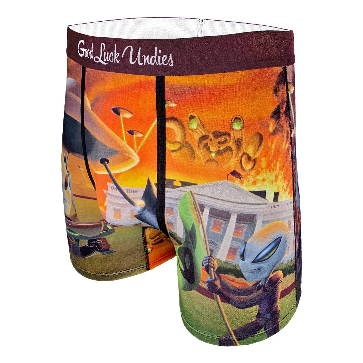 Good Luck Sock - Wholesale Underwear - Men's - Men's Alien Invasion Underwear1