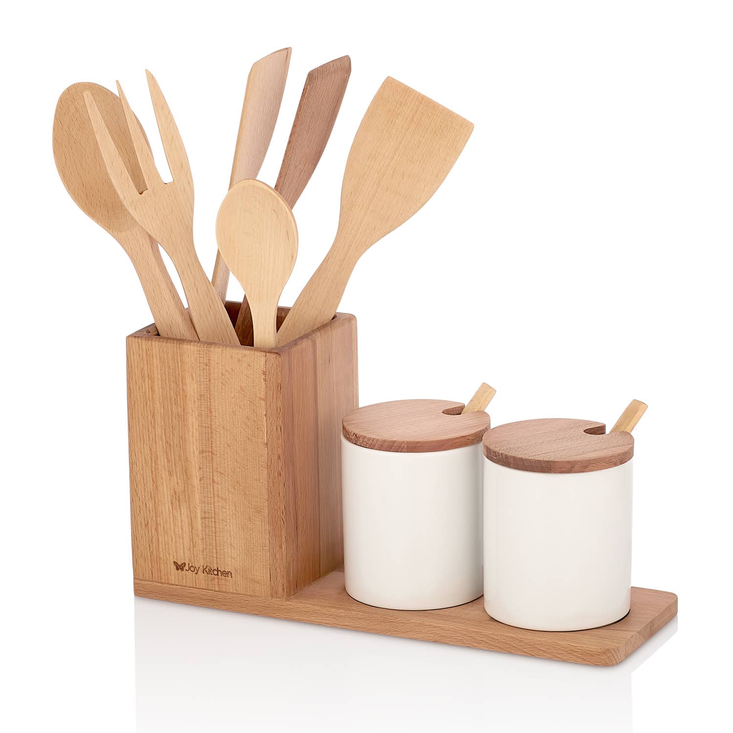 Joy Kitchen - Wholesale Kitchen Storage/Organizer - Porseleinen bekers met keukengerei en houder0