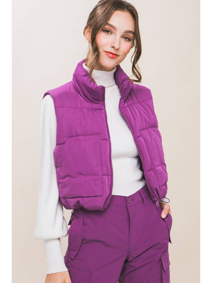 42POPS – wholesale Väst - Dam – Puffer-väst med fickor23