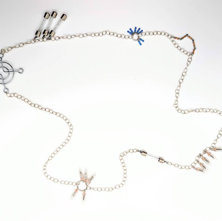Amy Pfaffman Jewelry - Wholesale Pendant/Charm Necklace - Electronics sampler necklace0