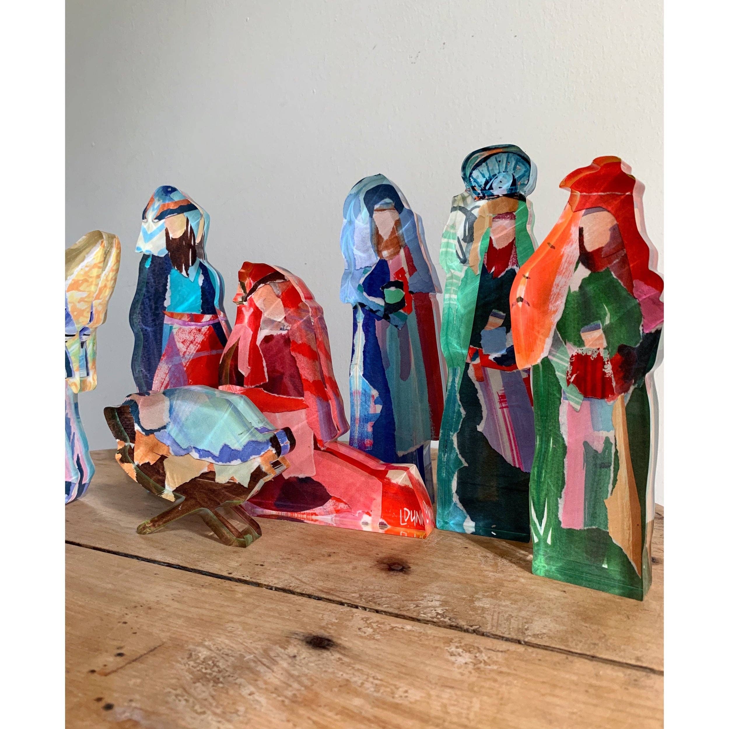Lauren Dunn - Wholesale Nativity Scene Decor - Acrylic Nativity Set2